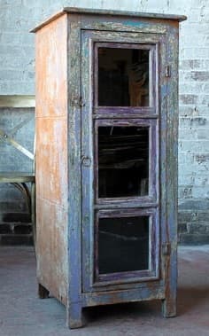 industrial loft furniture display cabinet