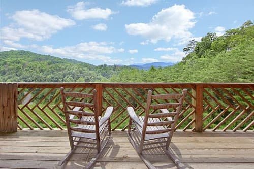 interlocking wood deck railing